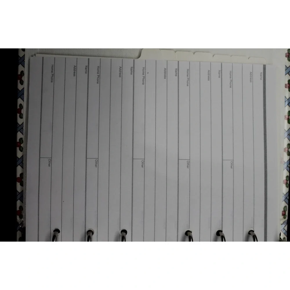 Vintage 1989 CR Gibson Goose Address Telephone Book Ring Binder Cottagecore